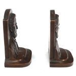 JENNINGS BROTHERS ABRAHAM LINCOLN BRONZE BOOKENDS