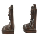 JENNINGS BROTHERS ABRAHAM LINCOLN BRONZE BOOKENDS