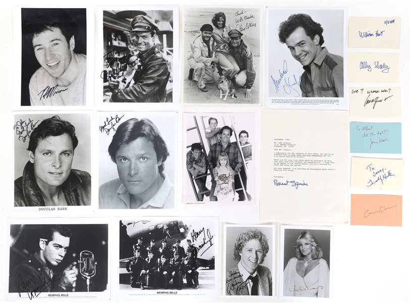 AMERICAN ACTOR AUTOGRAPHS - HUTTON, KLINE, & CONNICK