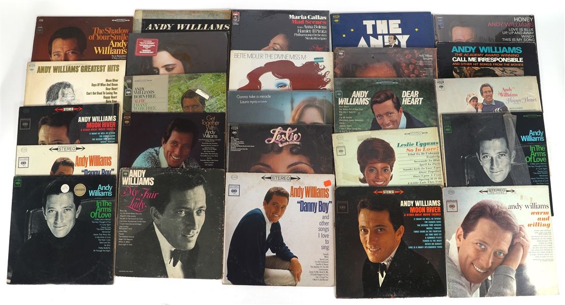 VINYL LP ALBUMS - WILLIAMS, MIDLER, & UGGAMS 