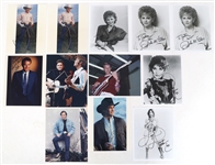 COUNTRY MUSIC AUTOGRAPHS - REBA, STRAIT, TUCKER