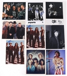 ROCK MUSICIAN AUTOGRAPHS - AEROSMITH, JAGGER, & PAGE