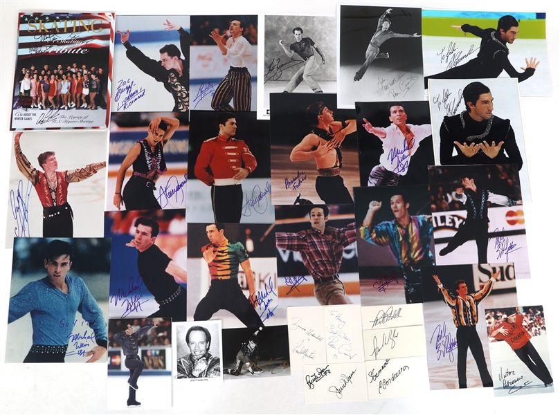 FIGURE SKATER AUTOGRAPHS - ELDREDGE, LYSACEK, & STOJKO