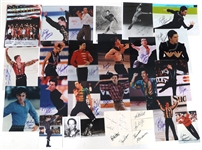 FIGURE SKATER AUTOGRAPHS - ELDREDGE, LYSACEK, & STOJKO