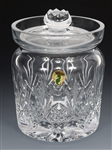 WATERFORD CRYSTAL LISMORE BISCUIT JAR WITH LID