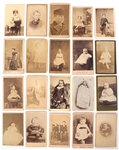 CARTE DE VISITE PORTRAITS OF CHILDREN 