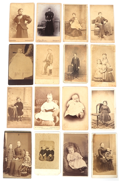 CARTE DE VISTE PORTRAITS OF CHILDREN 