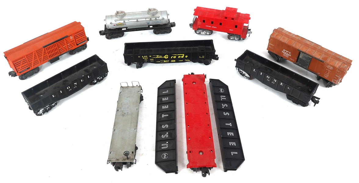 LIONEL O GAUGE MODEL TRAIN CARS