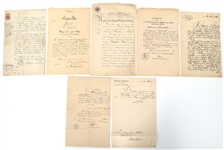 19th C. INTERNATIONAL MILITARY DOCUMENTS & EPHEMERA