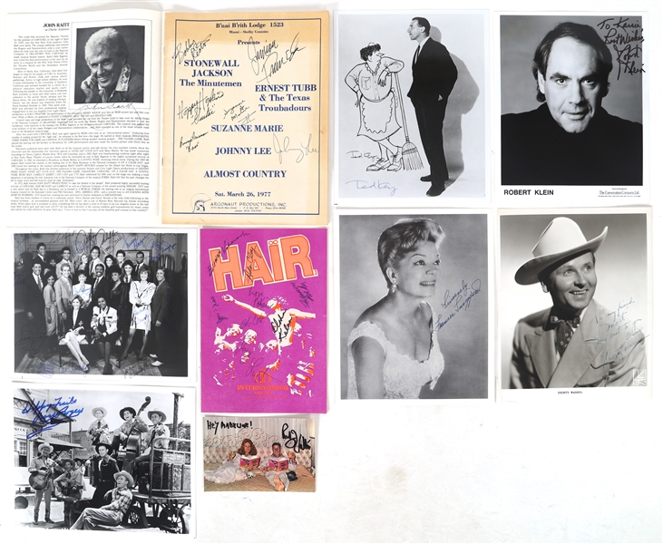 ENTERTAINER AUTOGRAPHS - HAIR, GENERATIONS, ROY ROGERS