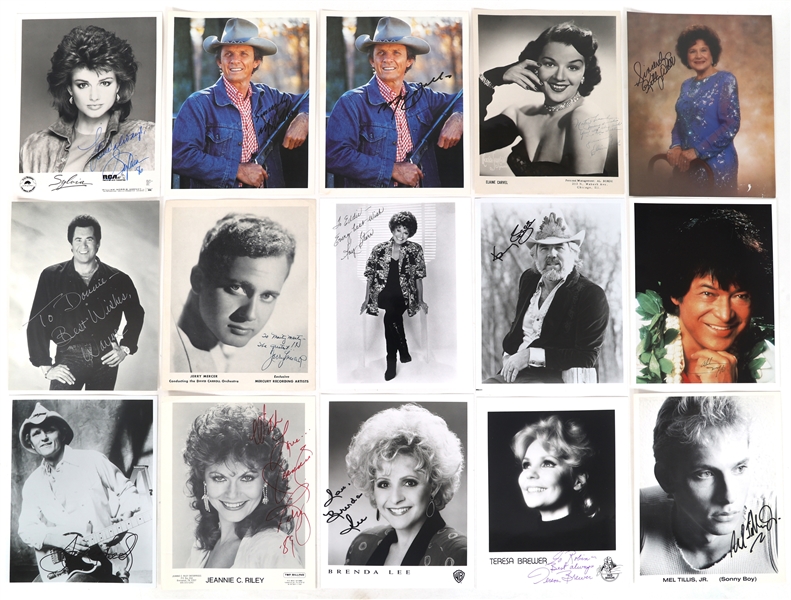 MUSIC ARTIST AUTOGRAPHS - DON HO, KENNY ROGERS, & MORE