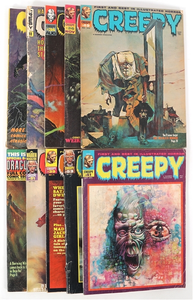 WARREN CREEPY MAGAZINES 