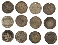 US SEATED & BARBER DIME LOVE TOKENS 