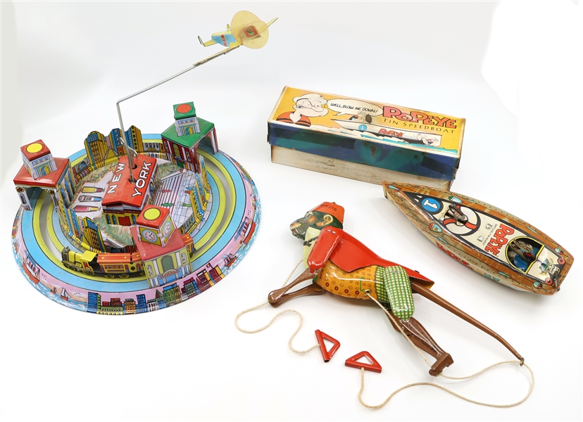 20TH CENTURY LITHO TIN TOYS