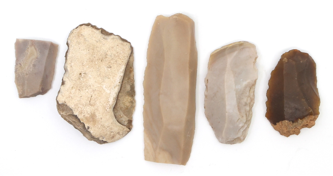 CARVED LITHIC POINTS