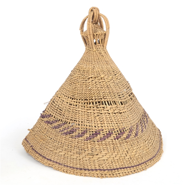 LESOTHO MOKOROTLO BASOTHO BASKET HAT 