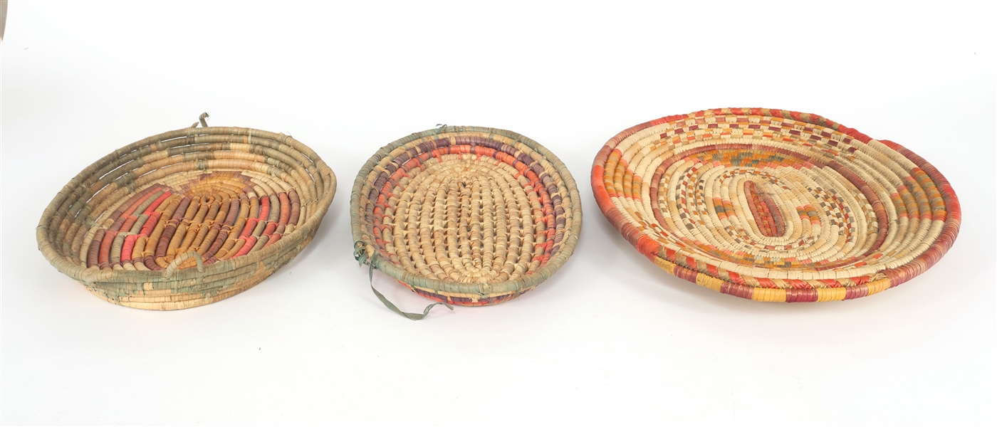 SOUTHWESTERN NATIVE AMERICAN COIL BASKETS