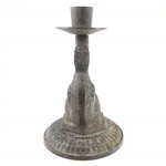 CAST BASE METAL ITALIAN CANDLESTICK HOLDER