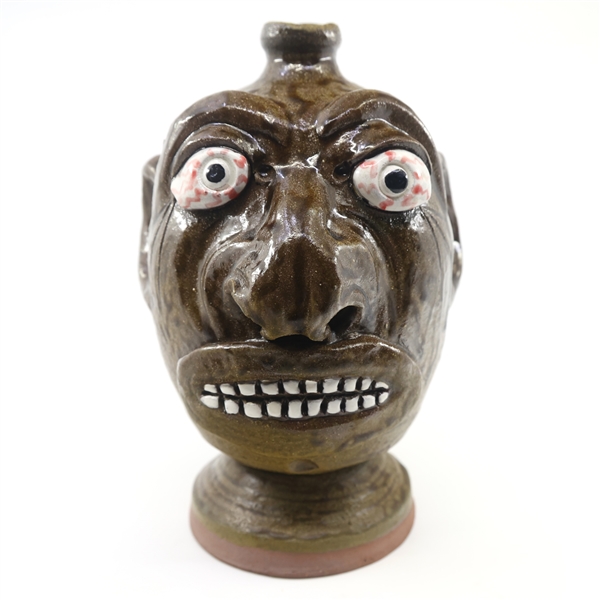 MIKE HANNING "UGLY FACE" LARGE CERAMIC JUG