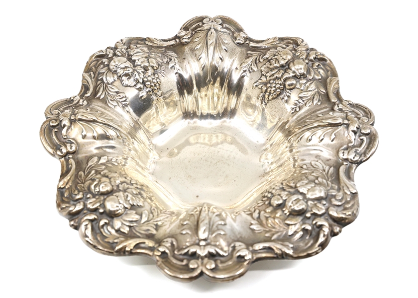 REED & BARTON STERLING SILVER BONBON BOWL