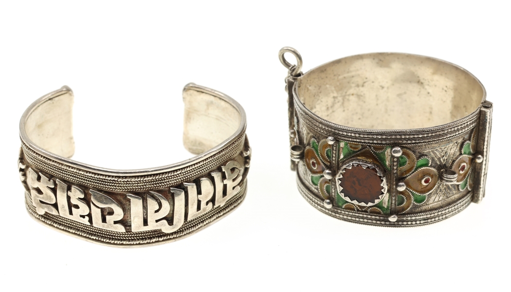 STERLING SILVER TIBETAN BRACELETS