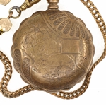 MENS WALTHAM GOLD FILLED HUNTERS CASE POCKET WATCH