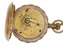 MENS WALTHAM GOLD FILLED HUNTERS CASE POCKET WATCH