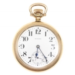 MENS E HOWARD WATCH CO GOLD FILLED CASE POCKET WATCH