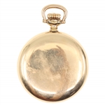 MENS E HOWARD WATCH CO GOLD FILLED CASE POCKET WATCH