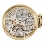 MENS HAMILTON GOLD FILLED CASE POCKET WATCH