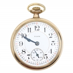 MENS ELGIN GOLD FILLED CASE POCKET WATCH