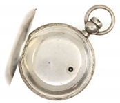 MENS WALTHAM COIN .900 SILVER CASE POCKET WATCH