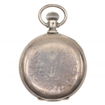 MENS ILLINOIS COIN SILVER CASE POCKET WATCH