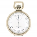 MENS ELGIN TIMER NICKEL CASE MECHANICAL STOPWATCH