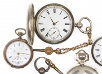 POCKET WATCHES FOR PARTS OR REPAIR