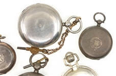 POCKET WATCHES FOR PARTS OR REPAIR