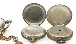 POCKET WATCHES FOR PARTS OR REPAIR