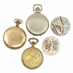 POCKET WATCHES FOR PARTS OR REPAIR