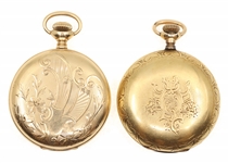 14K GOLD POCKET WATCH CASES