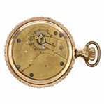 MENS HAMPDEN WATCH CO. GOLD FILLED CASE POCKET WATCH