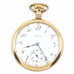 MENS ELGIN GOLD FILLED CASE POCKET WATCH