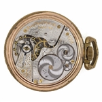 MENS ELGIN BASE METAL CASE POCKET WATCH