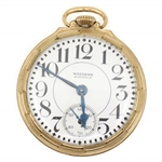 MENS WALTHAM GOLD FILLED CASE POCKET WATCH