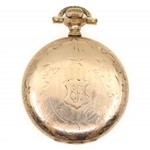 MENS HAMPDEN WATCH CO. GOLD FILLED CASE POCKET WATCH