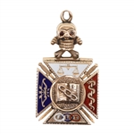 10K YELLOW GOLD I.O.O.F. FRATERNAL PENDANT/CHARM