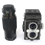 YASHICA-MAT CAMERA & PRO-MASTER 55MM LENS