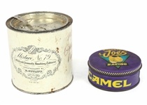 DECORATIVE CIGARETTE LIGHTERS & TOBACCO TIN