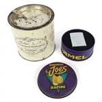 DECORATIVE CIGARETTE LIGHTERS & TOBACCO TIN