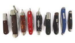 FOLDING POCKET KNIVES - COLONIAL, IMPERIAL, CAMILLUS