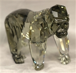 SWAROVSKI CRYSTAL ENDANGERED WILDLIFE GORILLA FIGURINES